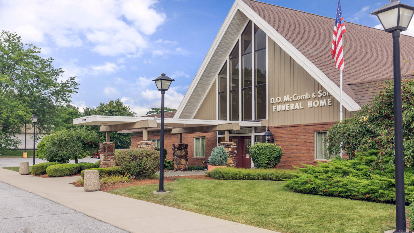 Front exterior at D.O. McComb & Sons Funeral Homes - Foster Park